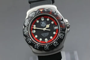 Vintage [N MINT] Tag Heuer formula 1 374.513 Black Dial 200M Quartz Men's watch - Picture 1 of 11