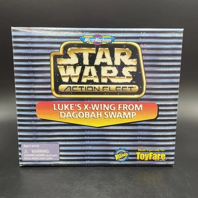Star Wars Micro Machines 1998 flota de acción Luke's X-wing de Dagobah Swamp Foto 1 de 4