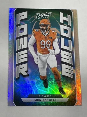 2024 Panini Prestige Football Power House - Montez Sweat - Chicago Bears - Image 1 of 2