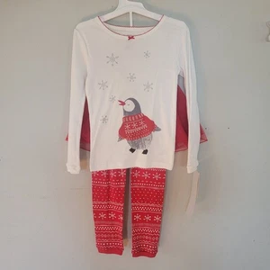 Penguin Holiday Pj's NEW Size 5T - Picture 1 of 2