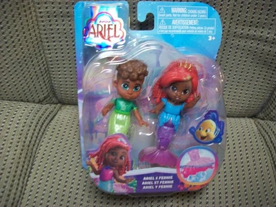 Фигурки Ariel & Fernie, Ariel Disney Junior упаковка 2 шт. 4 дюйма меняющие цвет - Изображение 1 из 4