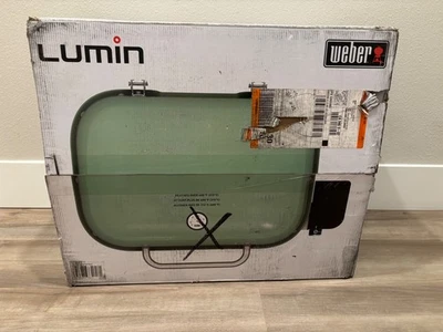 NEW Weber Lumin Electric Grill 92070901 – Seafoam Green – Standard Size – Sealed - Image 1 of 4