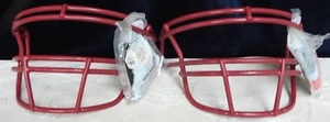 2 SCHUTT FACEGUARD DNA ROPO YF CD With UNOPENED HARDWARE MAROON NEW - Picture 1 of 2