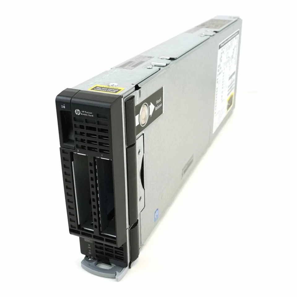 HP BL460c G8 Blade Server v1 v2 2 x HS no CPU no MEM no HDD P220i/512MB 2x10G - Image 1 of 3