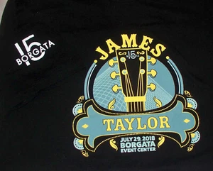 James Taylor 2018 Borgata Casino 15th Anniversary Show T-shirt XL Never Worn - Picture 1 of 2
