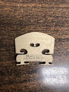 Violin Adjustable Bridge De Jacques 1/2 Size High Brand New - Picture 1 of 4