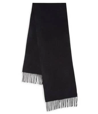 Bufanda para hombre Dockers acrílico flecos negro cuello envoltura 12" x 64" Foto 1 de 3