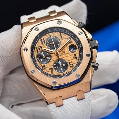 Audemars Piguet Royal Oak Offshore Rose Gold Men's Watch - 26470OR.OO.A002CR.01 - Image 1 of 4