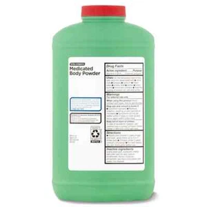 New Equate, Medicated Body Powder, Unscented, 10 Oz (2 pack) - Picture 1 of 4