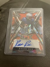 2023 Leaf Exotic Rashee Rice Auto #1/3 Rookie Clown 1/1 Fish Crystal Prizm MINT