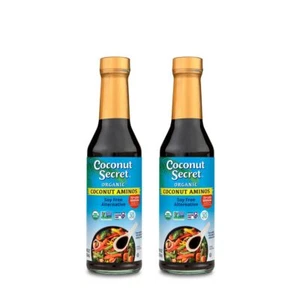 Coconut Secret Coconut Aminos Sojasauce Alternative 2er Pack 8 flüssige Unzen Glutenfrei - Bild 1 von 5