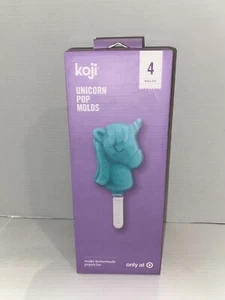 Koji Unicorn Pops 4 Silicone Molds NEW Ice Pop - Picture 1 of 2