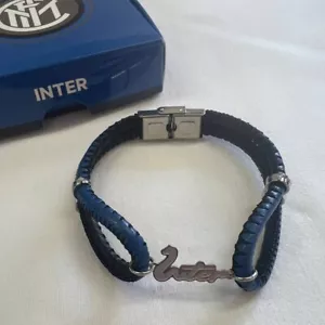 Bracciale Inter Ufficiale in Cuoio ✅ - Foto 1 di 3