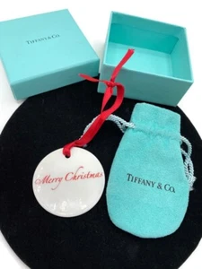 Tiffany & Co Christmas White Porcelain Ornament Gift Box Made In Ireland - Picture 1 of 5