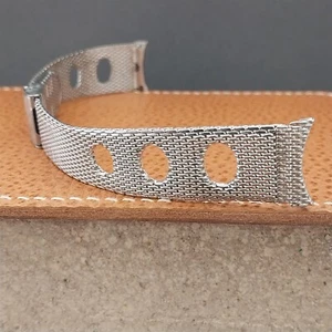 Duchess Edelstahl Rally Mesh NOS 19mm Vintage Uhrenarmband - Bild 1 von 7