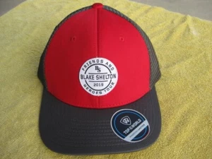 Blake Shelton Friends and Heros Tour 2019 Mütze Snapback Mesh grau rot - Bild 1 von 5