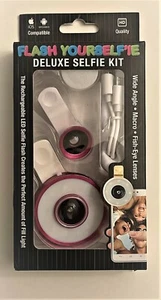 COPIA® FLASH YOURSELF'IE Deluxe Selfie Clip-On Kit - iOS & Android Compatible - Picture 1 of 6