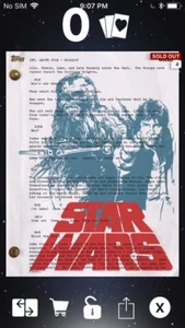 Topps Star Wars Digital Card Trader Written By Han Solo & Chewbacca Insert Award - Picture 1 of 1
