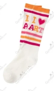 GYMBOREE~Panda academy I Love Art high SOCKS~3-4 - Picture 1 of 2