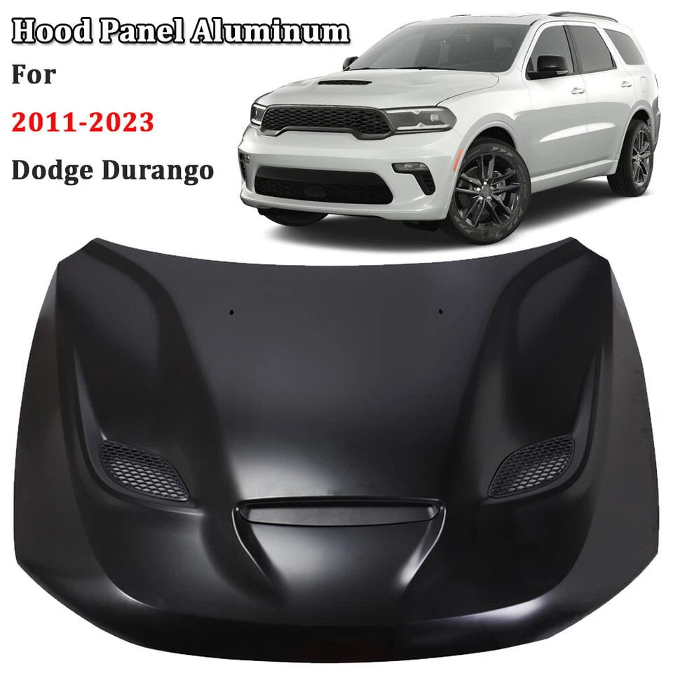 New Hood Panel Fits For 2011-2023 Dodge Durango SRT Hell Cat Style Aluminum - Imagem 1 de 4