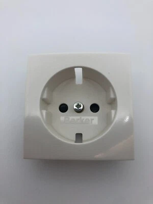 Berker S.1 Abdeckung f Schuko Steckdose erh. Berührungsschutz Polarweiß glanz - Bild 1 von 2