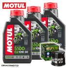 Honda CB 500 F 2013-2018 Tagliando Olio Motul 5100 10W-30 4T 3 litri filtro