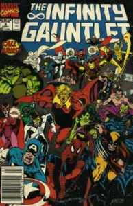 Cómics de Marvel The Infinity Gauntlet #3 portada de quiosco (1991) - Imagen 1 de 1