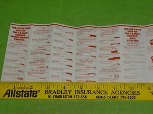 VTG OEM NEW PETE GERBER U.S.A. LEGENDARY BLD CARE/USE/WARR/PRD LINE FOLDOUT 8/81 - Picture 1 of 2