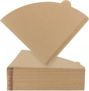 Coffee Filters, Size 02 Unbleached Cone Filters, 200 Count Disposable Natural Pa - Picture 1 of 12
