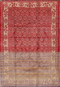 Tribal Geometric Traditional Hand-knotted Wool Rug Area Carpet 5x7 - Picture 1 of 18