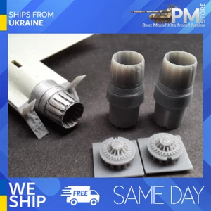Rise144 Models RM011 1/144 PW 100 NOZZLE OPEN for F-16 2 types Resin for Revell - Picture 1 of 6