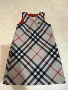 Girls Burberry Wool Dress Size 4 Y - Picture 1 of 5