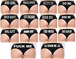Women's Hot Sexy Boy Shorts Sexy Lingerie Panties 4 Way Stretch Fabric Black - Picture 1 of 14