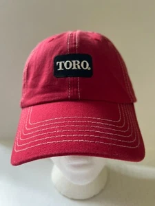 Red TORO Cotton Adjustable Trucker Baseball Hat - Picture 1 of 6
