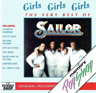 (CD) Sailor ‎-Girls Girls Girls - The Very Best Of Sailor - A Glass Of Champagne - Bild 1 von 2