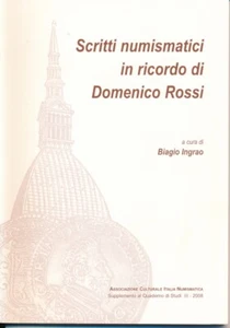 Hn Biagio Ingrao Writing Numis IN Remembrance Of Domenico Rossi o263 - Picture 1 of 1