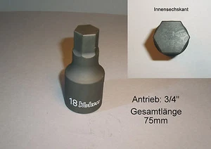 Koken Steckeinsatz 3/4" Innensechskant M18 - Bild 1 von 1