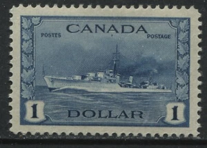 Canada 1943 War issue $1 Destroyer unmounted mint NH - Picture 1 of 1