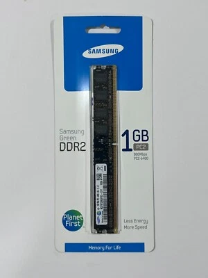 New Samsung 1GB PC2-6400 DDR2-800MHz M379T2863FB3-CF7 non-ECC MV-2V1G4/US - Image 1 of 3