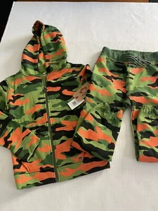 APPAMAN NWT BOYS SZ 8 CAMO SWEATSUIT - Picture 1 of 6
