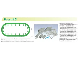 Kato 20-872 - Gleisset Variations Set V13 - Spur N - NEU - Picture 1 of 1