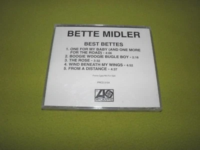 Bette Midler - Best Bettes !! Promo Sampler RARE 1993 USA "Atlantic PRCD 5154" - Image 1 of 2