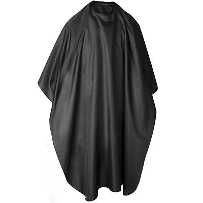 TRIXES großer schwarzer Friseurmantel NEU Haar & Bart Salon Friseurschürze