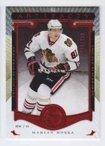 2015-16 UD ARTIFACTS MARIAN HOSSA RED /399 RUBY PARALLEL #53 Upper Dec Blackhawk - Picture 1 of 1