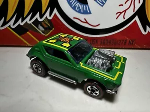 1975 Hot Wheels REDLINE Gremlin Grinder dark green FLYING COLORS Near Mint - Picture 1 of 9