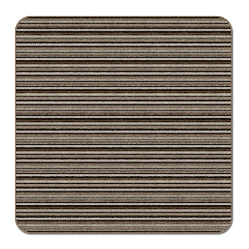 4 SKID-RESISTANT Area Rug Kitchen Carpet Floor Mat MOCHA BROWN STRIPE