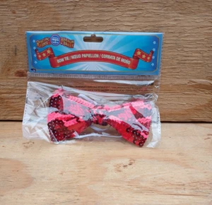 Ringling Bros Barnum & Bailey Red Sequin Bow Tie - Picture 1 of 2