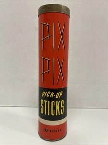 Vintage Whitman Pick Up Sticks Original Game Box 30 Sticks & Instructions - Picture 1 of 11