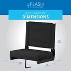 Flash Furniture - Black Grandstand Comfort Seat- XU-STA-BK-GG