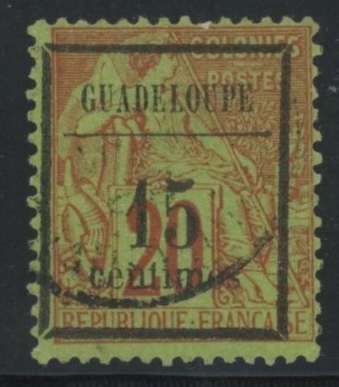 Guadeloupe 1889 : Good Very Fine Used Stamp - Catalog Value : 38€ - Image 1 of 1